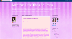 Desktop Screenshot of meninasdosolhosdejesus.blogspot.com