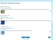 Tablet Screenshot of elaineakers.blogspot.com