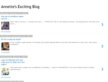 Tablet Screenshot of annettesexcitingblog.blogspot.com
