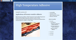 Desktop Screenshot of hightemperatureadhesive.blogspot.com