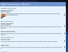 Tablet Screenshot of hightemperatureadhesive.blogspot.com