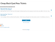 Tablet Screenshot of cheapblackeyedpeastickets.blogspot.com