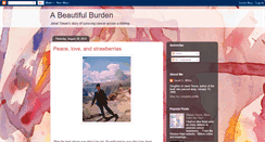 Desktop Screenshot of abeautifulburden.blogspot.com
