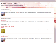 Tablet Screenshot of abeautifulburden.blogspot.com