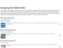 Tablet Screenshot of escapingtherabbithole.blogspot.com