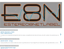 Tablet Screenshot of estereo8netlabel.blogspot.com