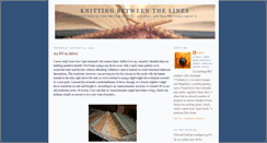 Desktop Screenshot of knittingbetween.blogspot.com