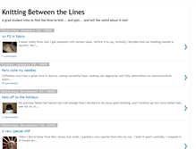 Tablet Screenshot of knittingbetween.blogspot.com