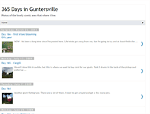 Tablet Screenshot of 365daysinguntersville.blogspot.com