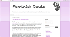 Desktop Screenshot of feministdoula.blogspot.com