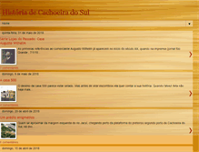 Tablet Screenshot of historiadecachoeiradosul.blogspot.com