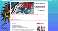 Desktop Screenshot of dragonfragments.blogspot.com