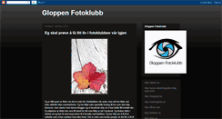 Desktop Screenshot of gloppenfotoklubb.blogspot.com