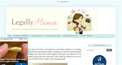 Desktop Screenshot of legallymama.blogspot.com