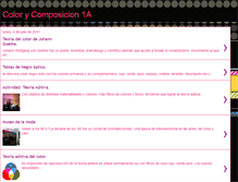 Tablet Screenshot of colorycomposicion1a.blogspot.com