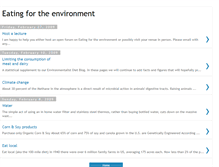 Tablet Screenshot of eatingfortheenvironment.blogspot.com