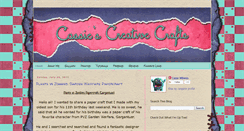 Desktop Screenshot of cassiescreativecrafts.blogspot.com