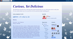 Desktop Screenshot of curiousyetdelicious.blogspot.com