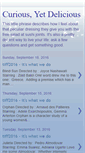 Mobile Screenshot of curiousyetdelicious.blogspot.com