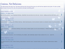 Tablet Screenshot of curiousyetdelicious.blogspot.com