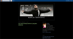 Desktop Screenshot of marijaserifovicfan.blogspot.com