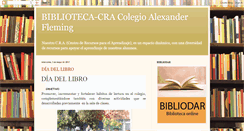 Desktop Screenshot of bibliotecacolegiofleming.blogspot.com