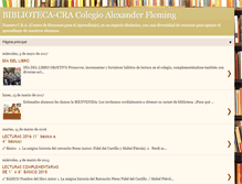 Tablet Screenshot of bibliotecacolegiofleming.blogspot.com