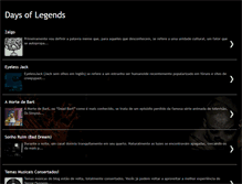 Tablet Screenshot of daysoflegends.blogspot.com