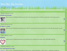 Tablet Screenshot of blueskybigdreams.blogspot.com