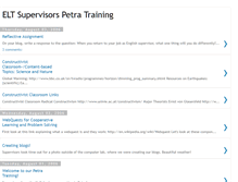 Tablet Screenshot of eltsupervisorspetratraining.blogspot.com