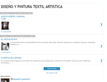 Tablet Screenshot of pinturatextil.blogspot.com