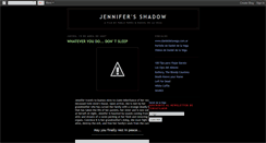 Desktop Screenshot of jennifersshadow.blogspot.com