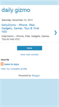 Mobile Screenshot of daily-gizmo.blogspot.com