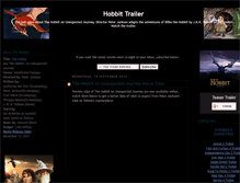 Tablet Screenshot of hobbit-trailer.blogspot.com