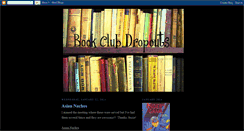 Desktop Screenshot of bookclubdropouts.blogspot.com