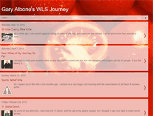 Tablet Screenshot of garyalboneswlsjourney.blogspot.com