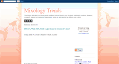 Desktop Screenshot of mixologytrends.blogspot.com