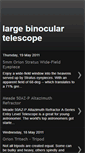 Mobile Screenshot of largebinoculartelescope.blogspot.com