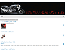 Tablet Screenshot of bike-modification.blogspot.com