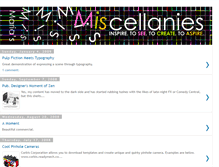 Tablet Screenshot of mariasmiscellanies.blogspot.com