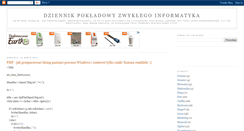 Desktop Screenshot of dziennik-it.blogspot.com