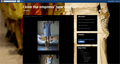 Desktop Screenshot of ilovetheempressnewclothes.blogspot.com