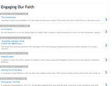 Tablet Screenshot of engagingourfaith.blogspot.com