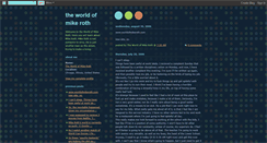 Desktop Screenshot of mroth.blogspot.com