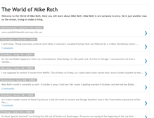 Tablet Screenshot of mroth.blogspot.com