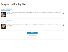 Tablet Screenshot of pacquiaovsbradleyppv.blogspot.com