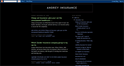 Desktop Screenshot of andreyinsurance.blogspot.com