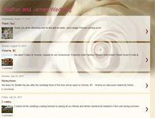 Tablet Screenshot of heatherandjameswedding.blogspot.com