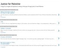 Tablet Screenshot of justiceforpalestine.blogspot.com