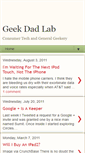 Mobile Screenshot of geekdadlab.blogspot.com